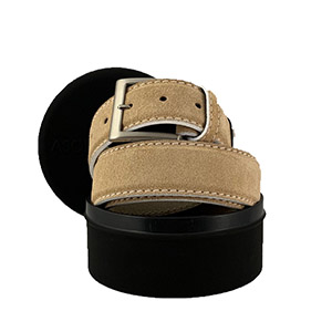 Cintura Marcapunto Scamosciato Beige <br/>B&C Bianca